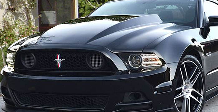 Custom Ford Mustang  Coupe & Convertible Hood (2010 - 2014) - $790.00 (Part #FD-019-HD)